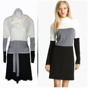 NY Collection Cowl Neck Sweater Dress